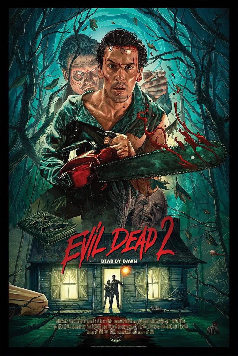 Evil Dead 2 z 1987 roku – Ash Williams z piłą łańcuchową