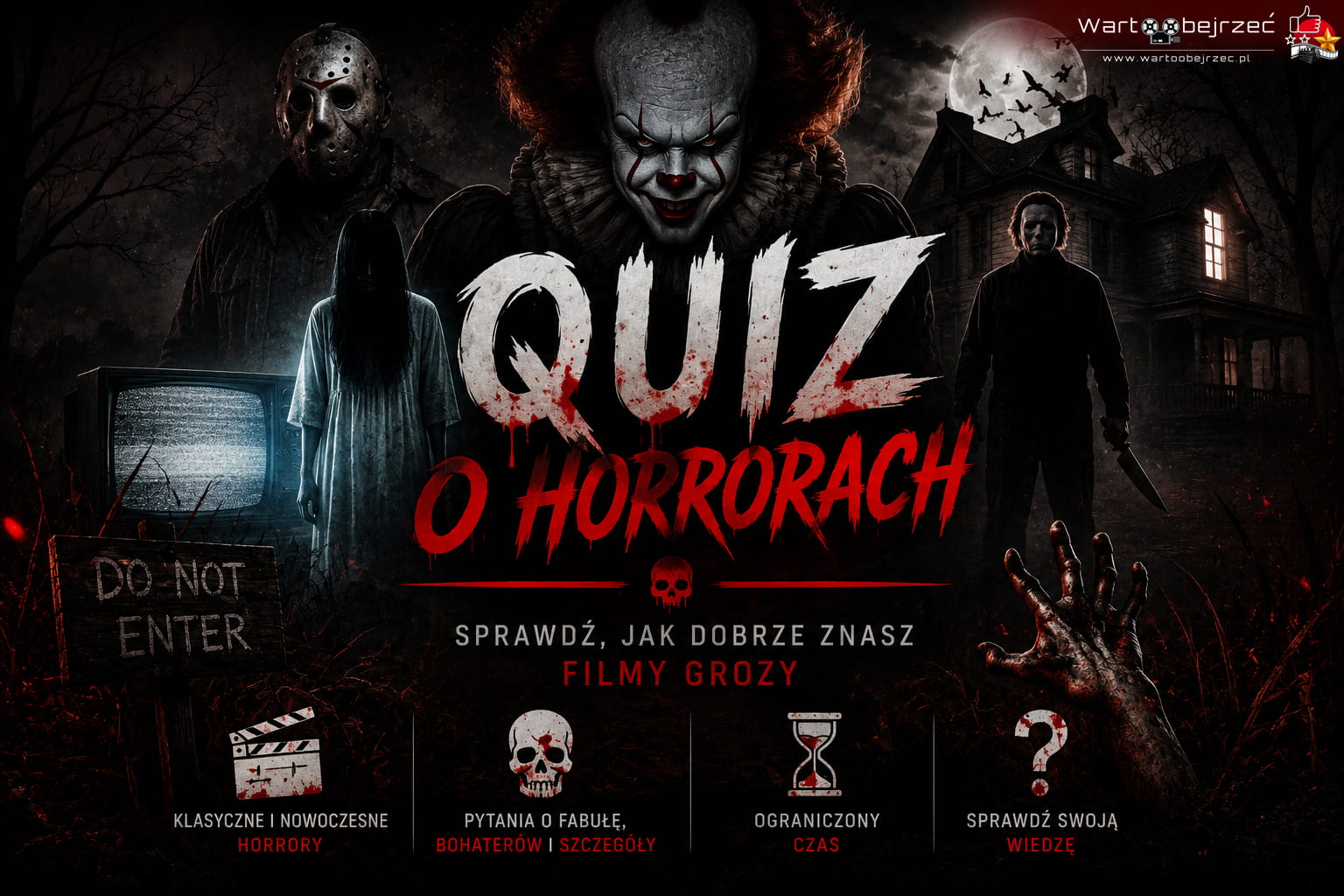 Quiz o horrorach i kultowych filmach grozy