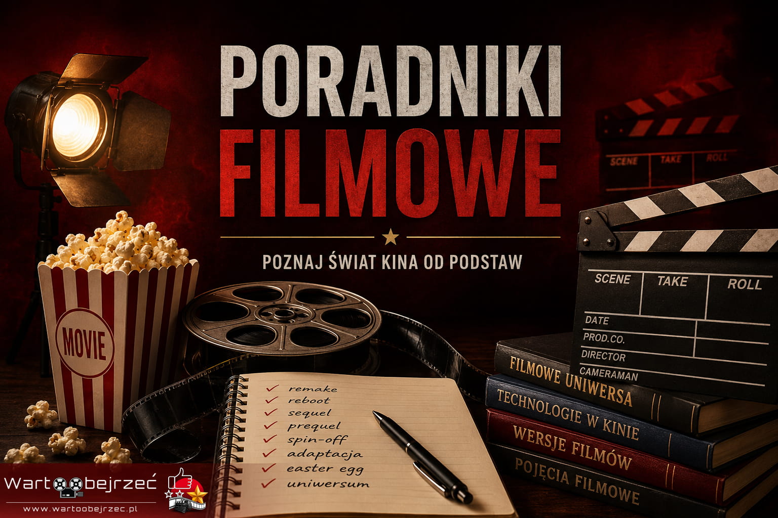 Poradniki filmowe – wyjaśnienia pojęć, terminów i różnic w świecie kina