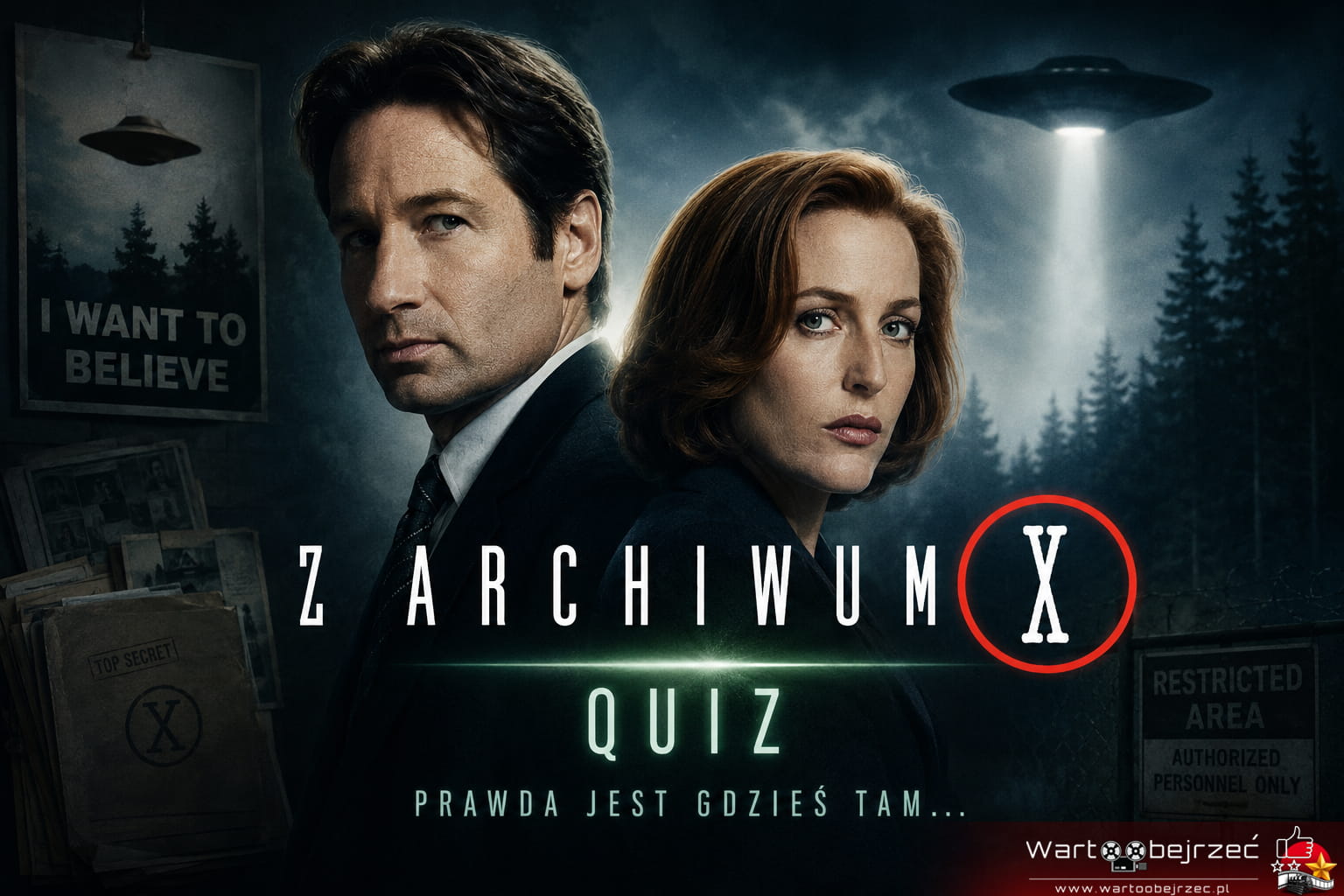 Quiz Z Archiwum X (The X-Files) – Fox Mulder i Dana Scully badają tajemnicze zjawiska