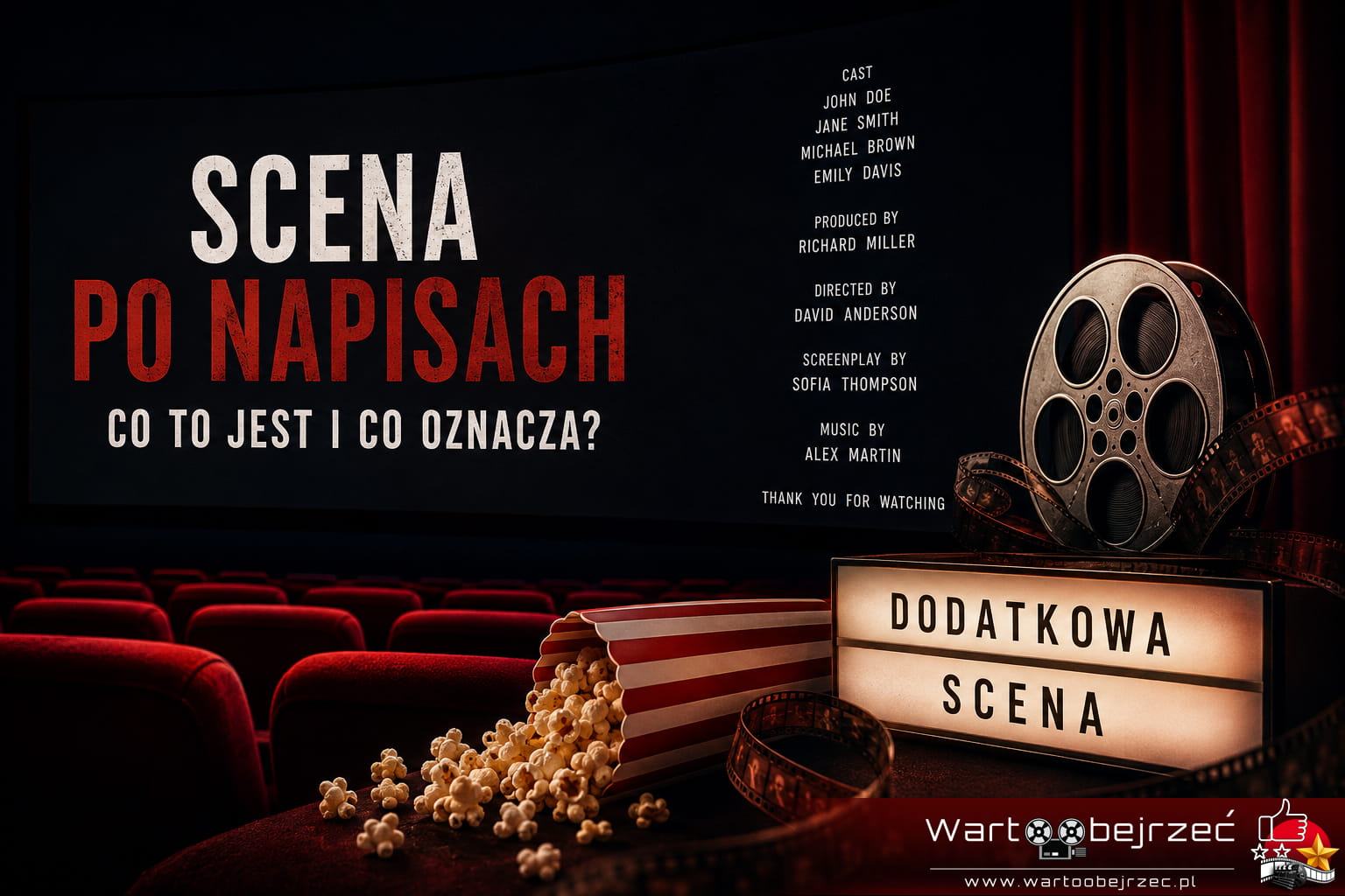 Scena po napisach filmu – co oznacza i czym jest post-credits scene