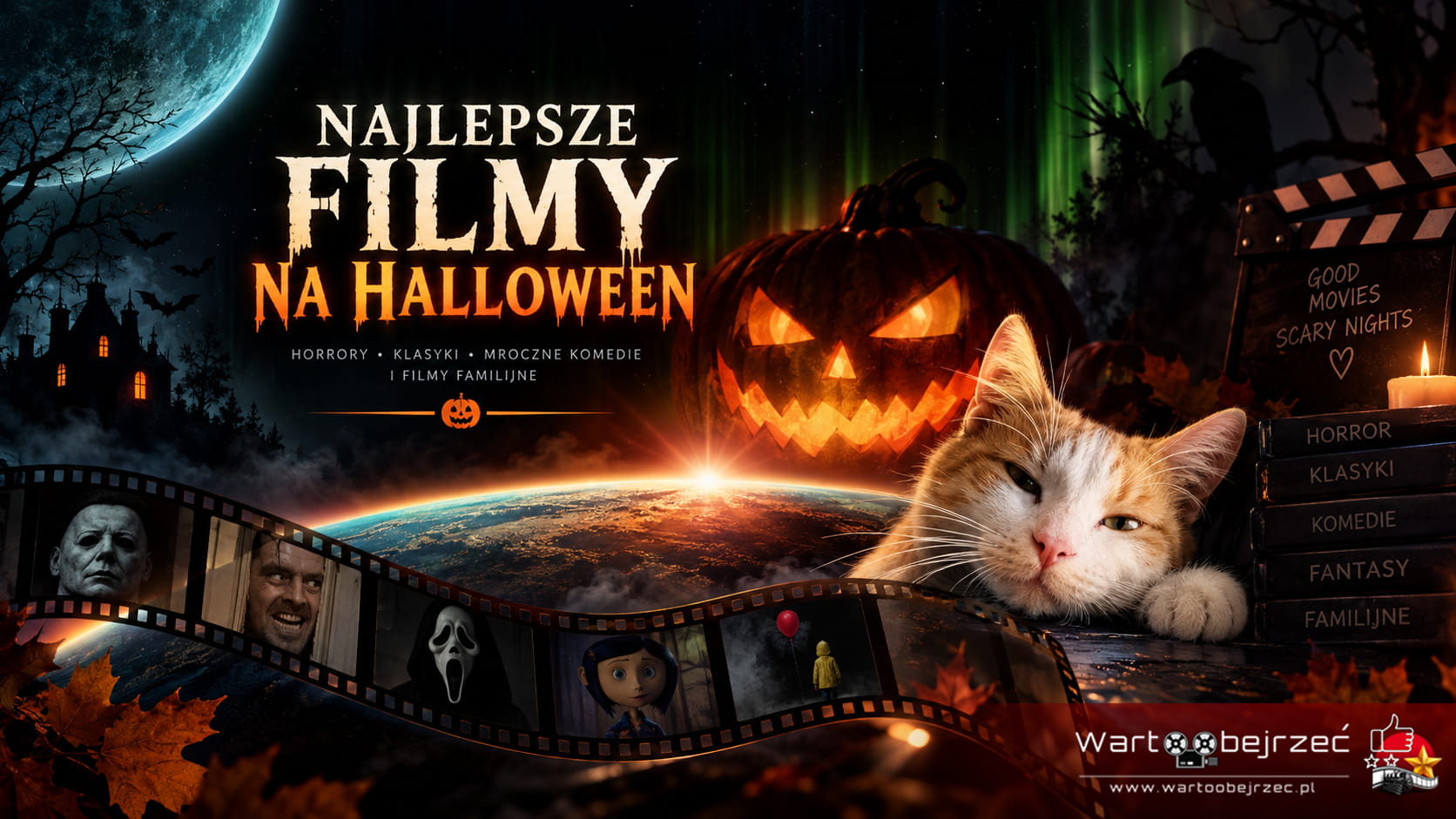 Najlepsze filmy na Halloween – horrory, klasyki i mroczne komedie