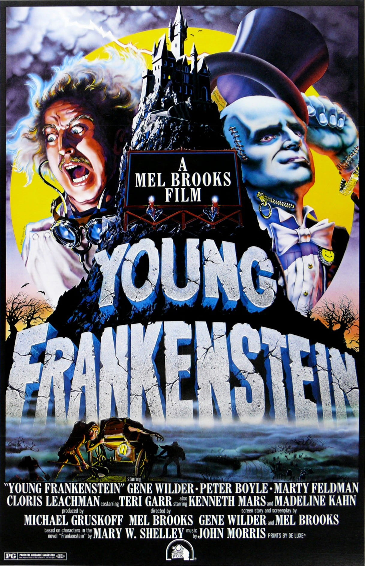 Młody Frankenstein (1974) – plakat filmu